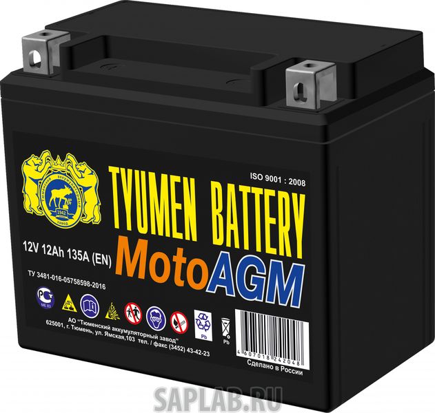 Купить DELTA 1058138878858 Аккумулятор мотоциклетный TYUMEN BATTERY 6МТС-12