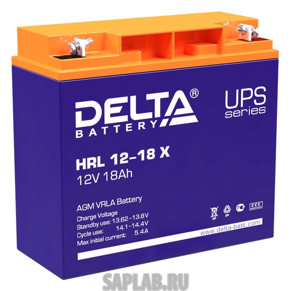 Купить DELTA 1556 Аккумулятор DELTA HRL 12-18 X