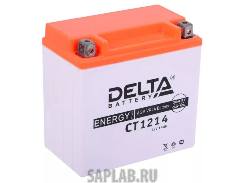 Купить DELTA CT1214 Аккумулятор автомобильный  Delta CT 1214 14 Ач