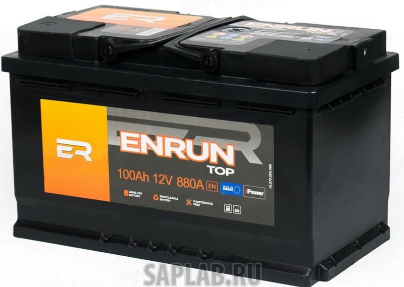 Купить ENRUN EPA1000 Аккумулятор Enrun Top Asia 100 Ah  Epa1000 R+  (-/+)  12v 900a En   303х175х225  EPA1000