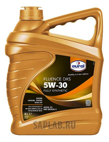 Купить EUROL E1000764L Моторное масло eurol Fluence DXS 5W-30 4л