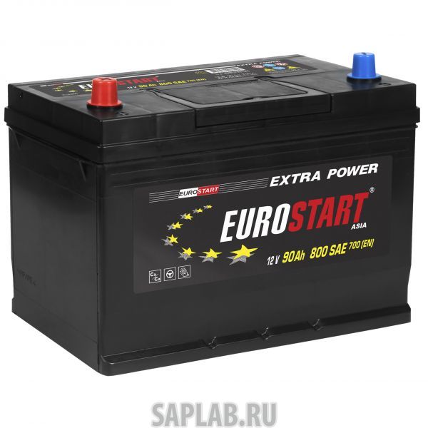 Купить EUROSTART EUA900 Аккумулятор Eurostart Asia 90ah  Eua900  R+  (-/+)  12v 700a En   306х173х225 EUA900