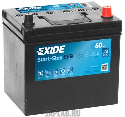 Купить EXIDE EL604 Аккумулятор автомобильный EXIDE EL604 60 Ач
