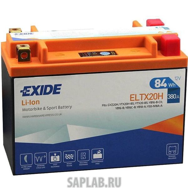 Купить EXIDE ELTX20H Аккумулятор EXIDE ELTX20H