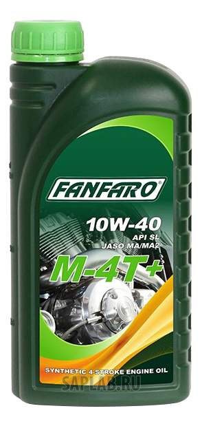 Купить FANFARO 16901 M-4T+ Semi Synthetic 4-Stroke Engine Oil 1л