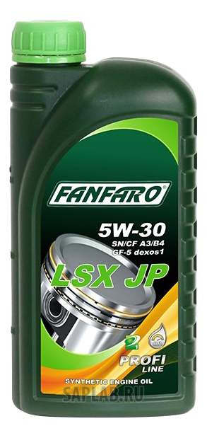 Купить FANFARO 17010 Моторное масло Fanfaro LSX JP 5W-30 1л