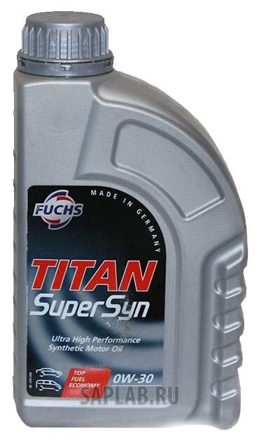 Купить FUCHS 600889845 Моторное масло Fuchs Titan Supersyn Longlife 0W-30 1л
