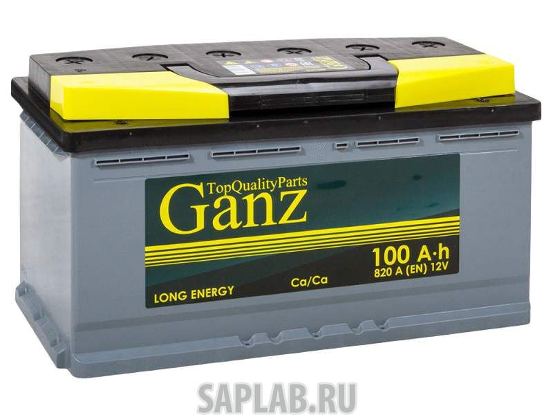 Купить GANZ GANZ1003R Аккумулятор GANZ 100 А/ч ОБР 353x175x190 EN820 ganz1003r