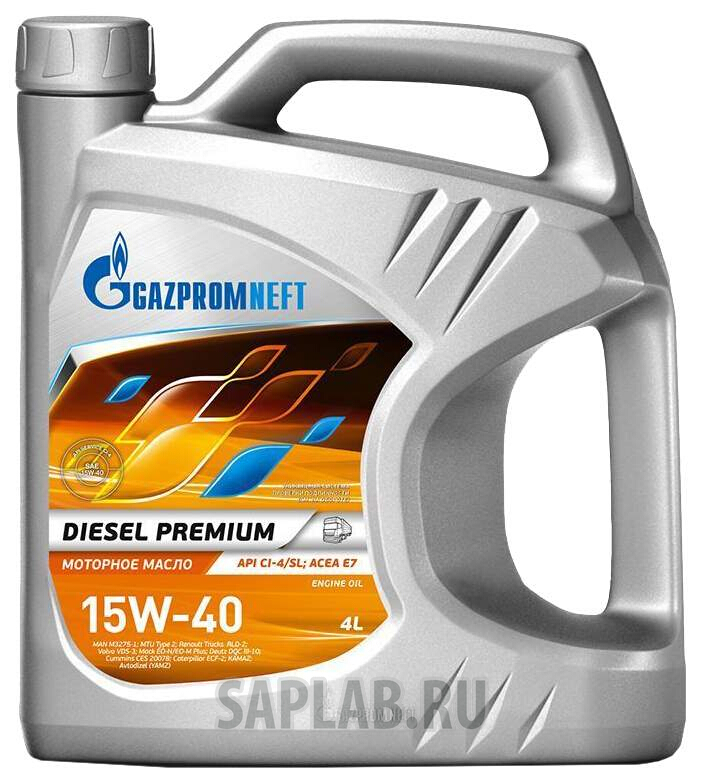Купить GAZPROMNEFT 2389901341 Моторное масло Gazpromneft Diesel Premium 15W-40 4л