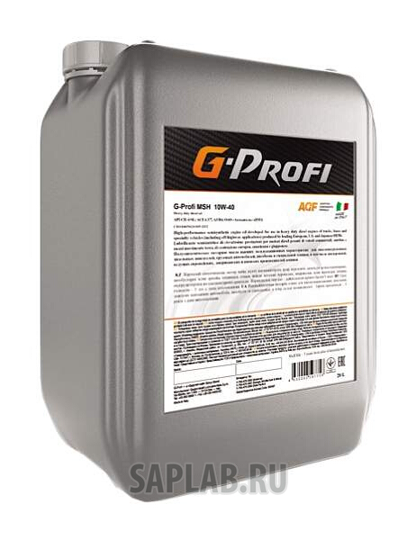 Купить GAZPROMNEFT 253130325 Моторное масло Gazpromneft G-Profi MSH 10W-40 20л