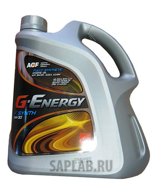 Купить GAZPROMNEFT 253140122 Моторное масло Gazpromneft G-Energy F Synth 5W-30 4л