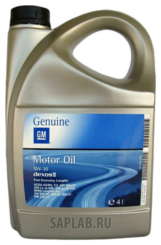 Купить GENERAL MOTORS 95599404 Моторное масло General Motors Dexos2 Longlife 5W-30 4л