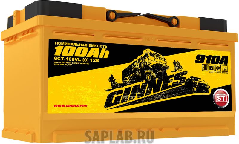 Купить GINNES GY10001 Аккумулятор автомобильный GINNES 6СТ-100.0 GY10001
