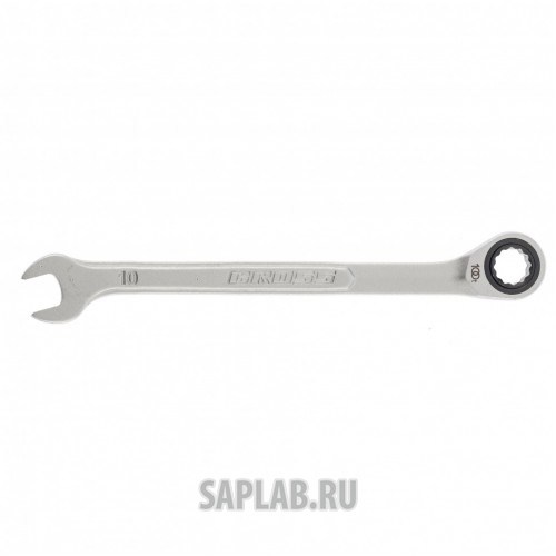 Купить GROSS 14848 Ключ комбинированный трещоточный, 10 мм, количество зубьев 100 Gross