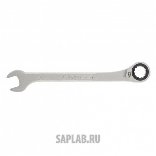 Купить GROSS 14852 Ключ комбинированный трещоточный, 14 мм, количество зубьев 100 Gross