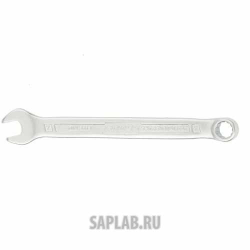 Купить GROSS 15126 Ключ комбинированный 7 мм, CrV, холодный штамп // GROSS