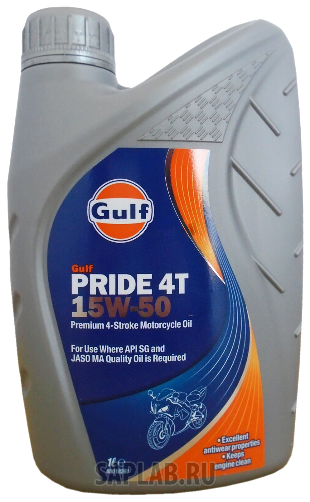 Купить GULF 130806401756 Моторное масло Gulf Pride 4T 15W-50 1л