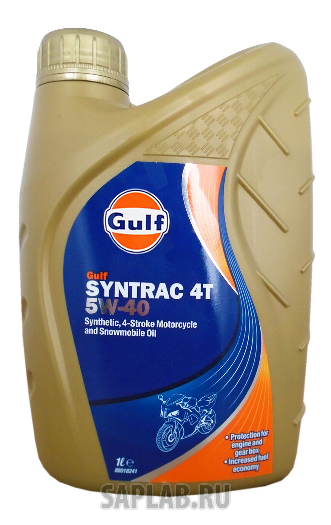 Купить GULF 130807501756 Моторное масло Gulf Syntrac 4T 5W-40 1л