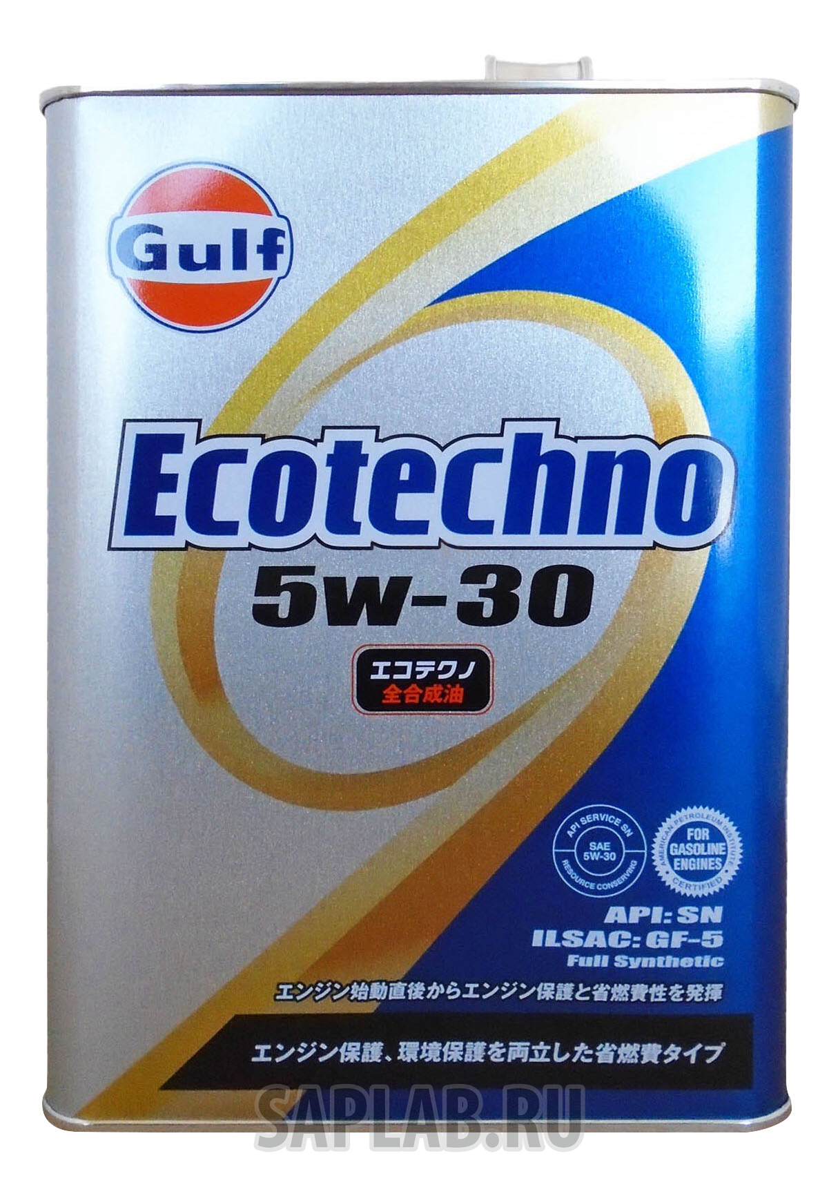Купить GULF 4932492123126 Моторное масло Gulf Ecotechno GF-5 SN 5W-30 4л