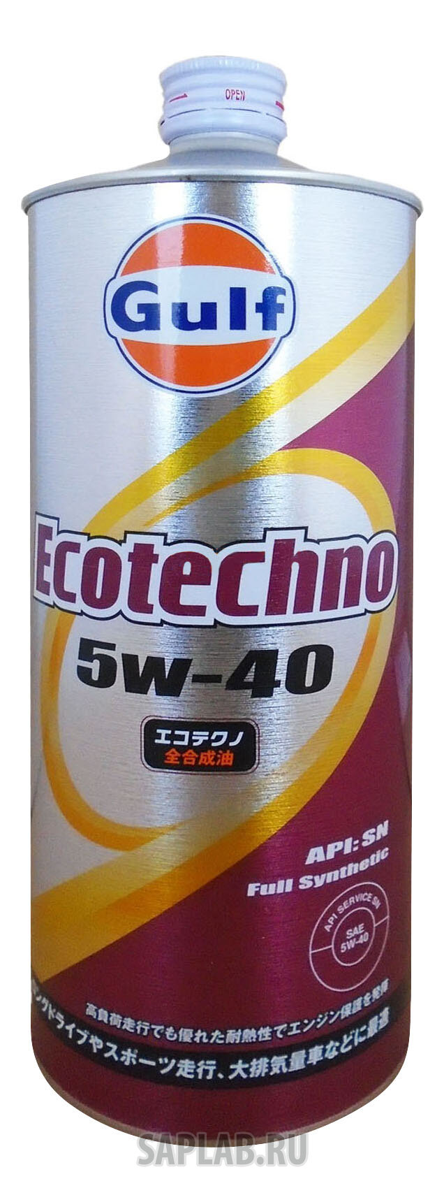 Купить GULF 4932492124413 Моторное масло Gulf Ecotechno 5W-40 1л