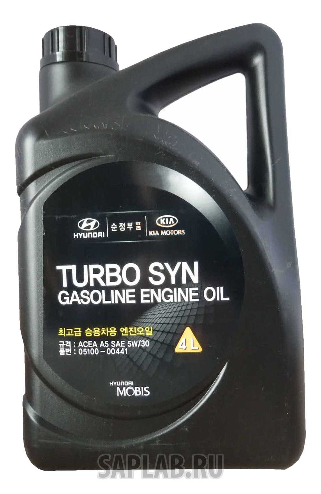 Купить HYUNDAI-KIA 510000441 Моторное масло Hyundai Turbo SYN Gasoline Engine Oil 5W-30 4л