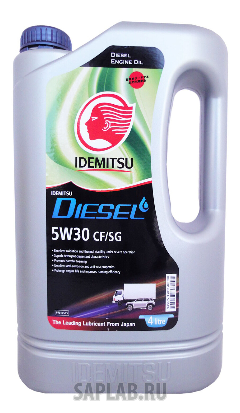 Купить IDEMITSU 30175011746 Моторное масло Idemitsu Diesel 5W-30 4л