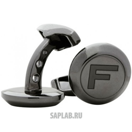 Купить Jaguar JJCLFCB Запонки Jaguar F-type 'F' Cufflinks Gunmetal, артикул JJCLFCB