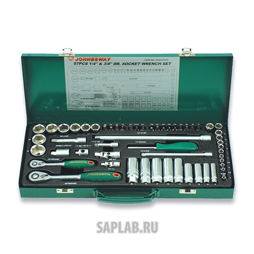 Купить JONNESWAY S04H3157S Набор головок торцевых стандартных и глубоких 1/4