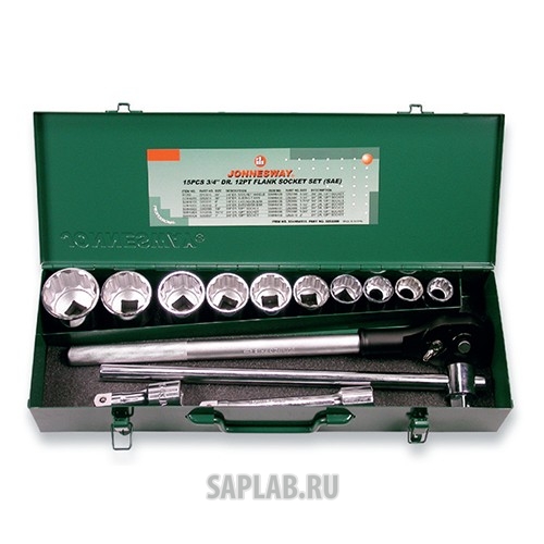 Купить JONNESWAY S04H6415S Набор головок торцевых дюймовых 3/4