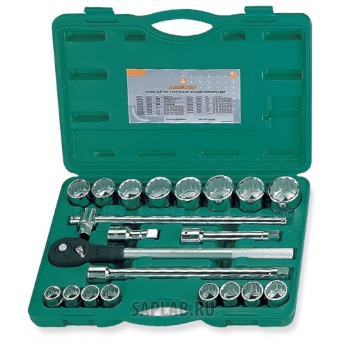 Купить JONNESWAY S04H6422S Набор головок торцевых дюймовых 3/4