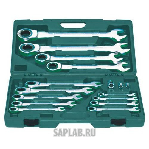 Купить JONNESWAY W45117S Набор ключей комбинированных трещоточных 72 зуба 17 предметов, W45117S JONNESWAY