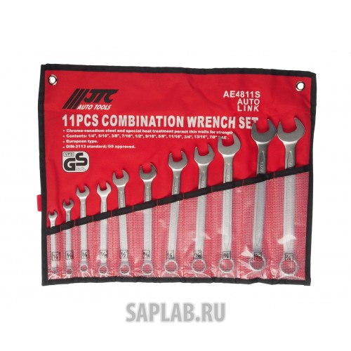 Купить JTC JTCAE4811S JTC Набор ключей комбинированных 6-22мм 11 предметов в планшете JTC