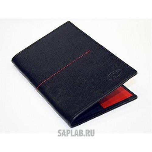 Купить Kia R8480AC458K Кожаная обложка для пасспорта Kia, цвет черный