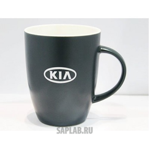 Купить Kia R8480AC466K Керамическая кружка Kia Logo Ceramic Mug, Black, артикул R8480AC466K