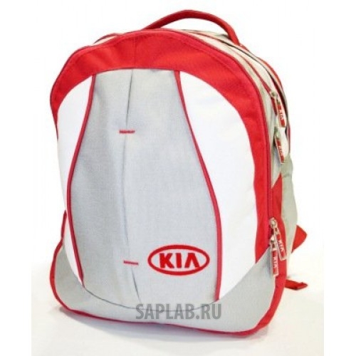 Купить Kia R8480AC483K Рюкзак Kia Backpack, Grey-White-Red, артикул R8480AC483K