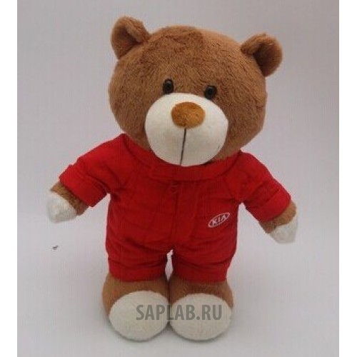 Купить Kia R8480AC515K Мягкая игрушка Kia, мишка в комбинезоне, артикул R8480AC515K