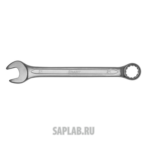 Купить KRAFT KT700515 Ключ комбинированный 21 мм (Cr-V; холодный штамп, холдер)