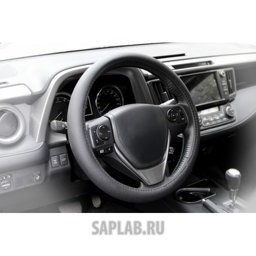 Купить KRAFT KT800302 Оплетка, перфорированная кожа, черная, 37-39 см/М