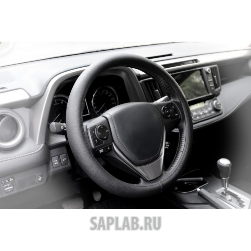 Купить KRAFT KT800306 Оплетка гладкая иск. кожа, черная, 37-39 см/М