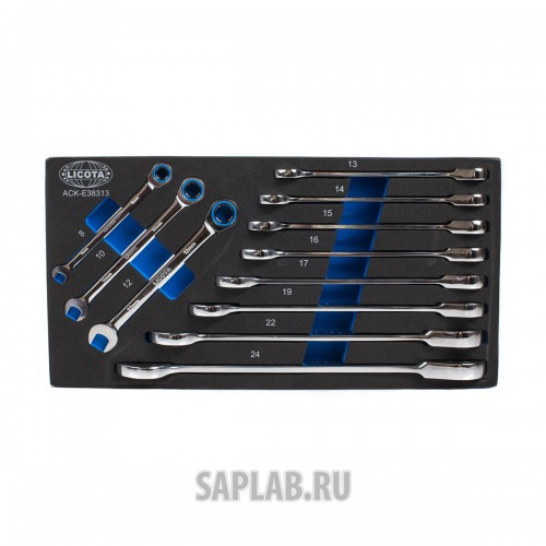 Купить LICOTA ACKE38313 Набор ключей комбинированных трещоточных, 11пр., 8-24мм., EVA