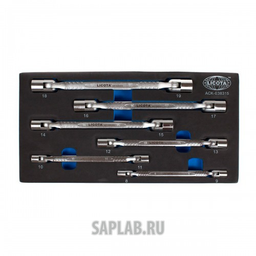 Купить LICOTA ACKE38315 Набор ключей торцевых карданных 8 - 19 мм, 6 пр., ложемент EVA