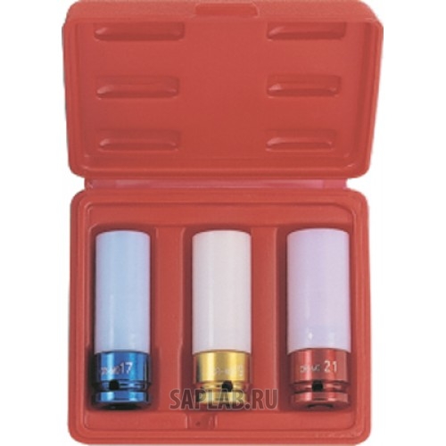 Купить LICOTA ASA10001 Набор ударных головок для литых дисков 17, 19, 21 мм в кейсе