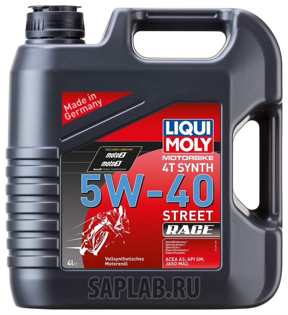 Купить LIQUI MOLY 1685 Моторное масло Liqui moly Motorbike 4T Synth Street Race 5w-40 4л
