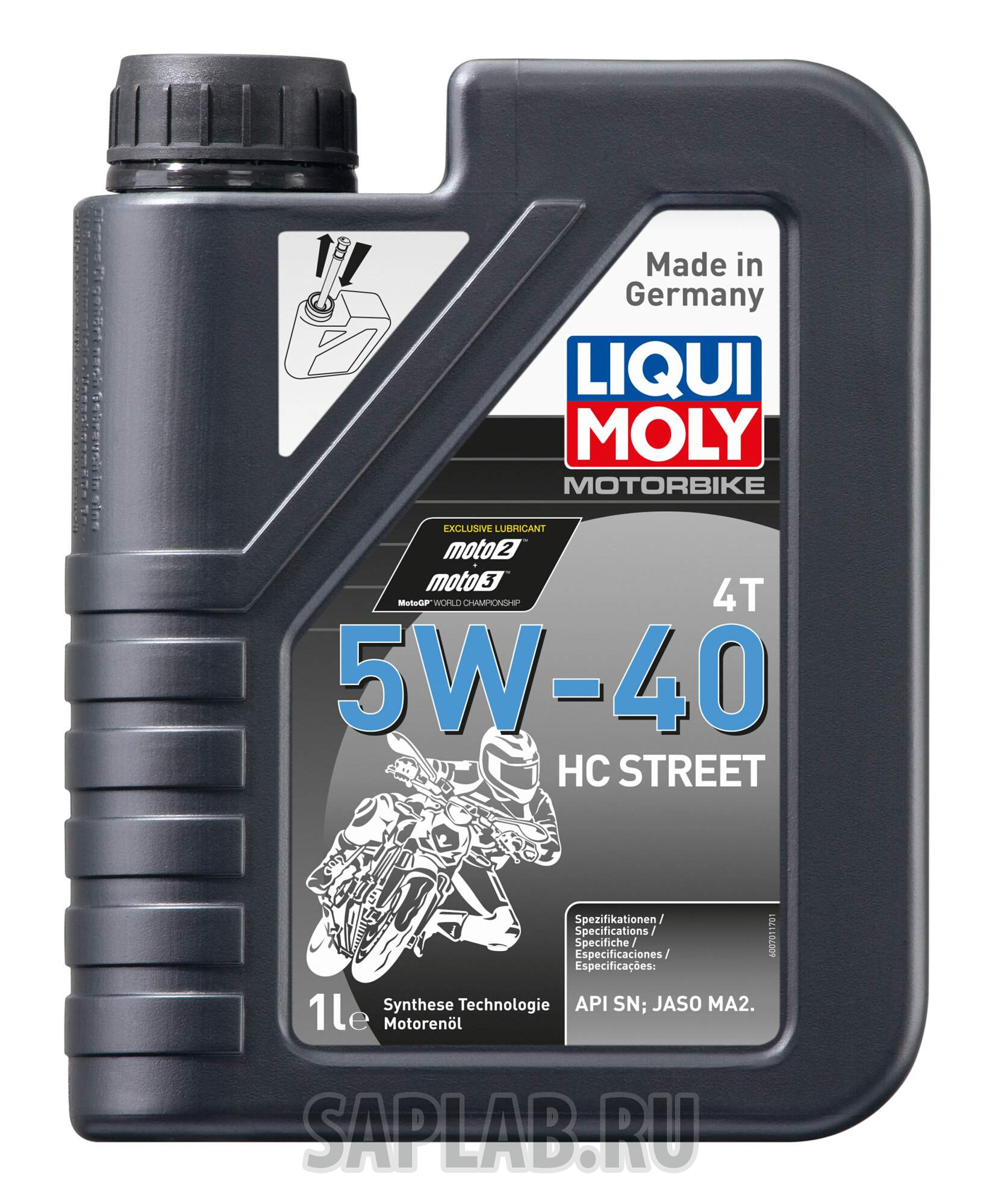 Купить LIQUI MOLY 20750 Масло моторное Liqui moly Motorbike 4T HC Street 5W-40 1л