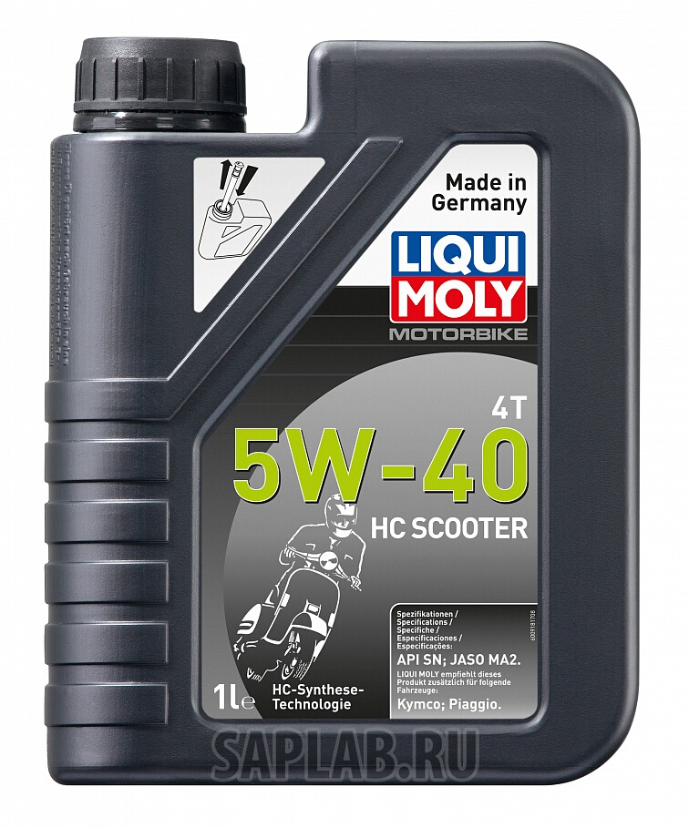 Купить LIQUI MOLY 20829 Масло моторное Liqui moly Motorbike 4T HC Scooter 5W-40 1л
