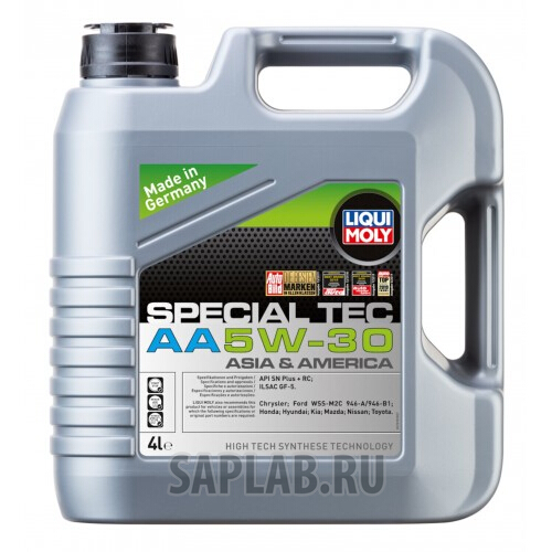 Купить LIQUI MOLY 20955 Масло моторное Liqui moly Special Tec AA 5W-30 60л