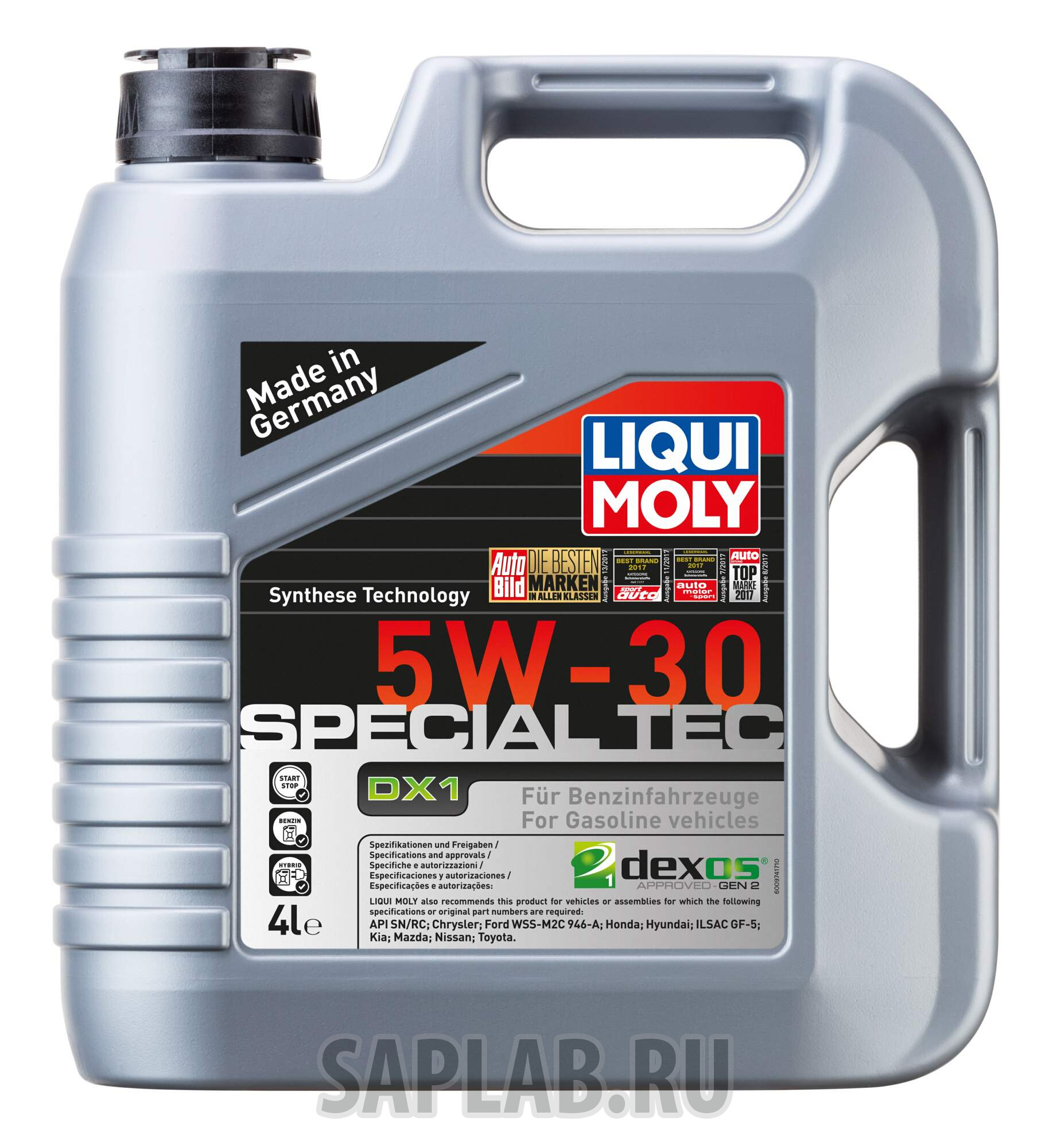 Купить LIQUI MOLY 20968 Масло моторное Liqui moly Special Tec DX1 5W-30 4л