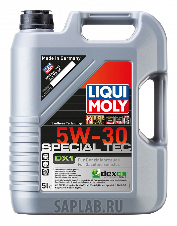 Купить LIQUI MOLY 20969 Масло моторное Liqui moly Special Tec DX1 5W-30 5л