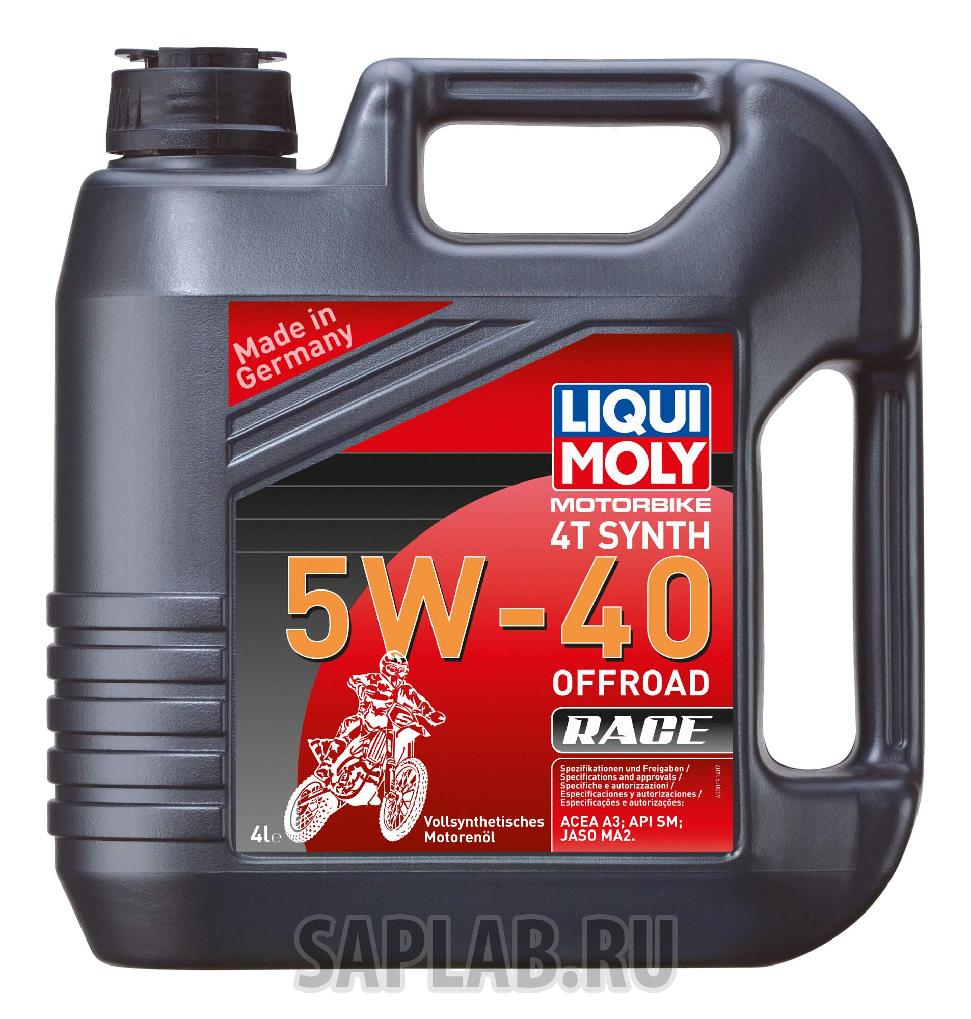 Купить LIQUI MOLY 3019 Моторное масло Liqui moly Motorbike 4T Synth Offroad Race 5W-40 4л