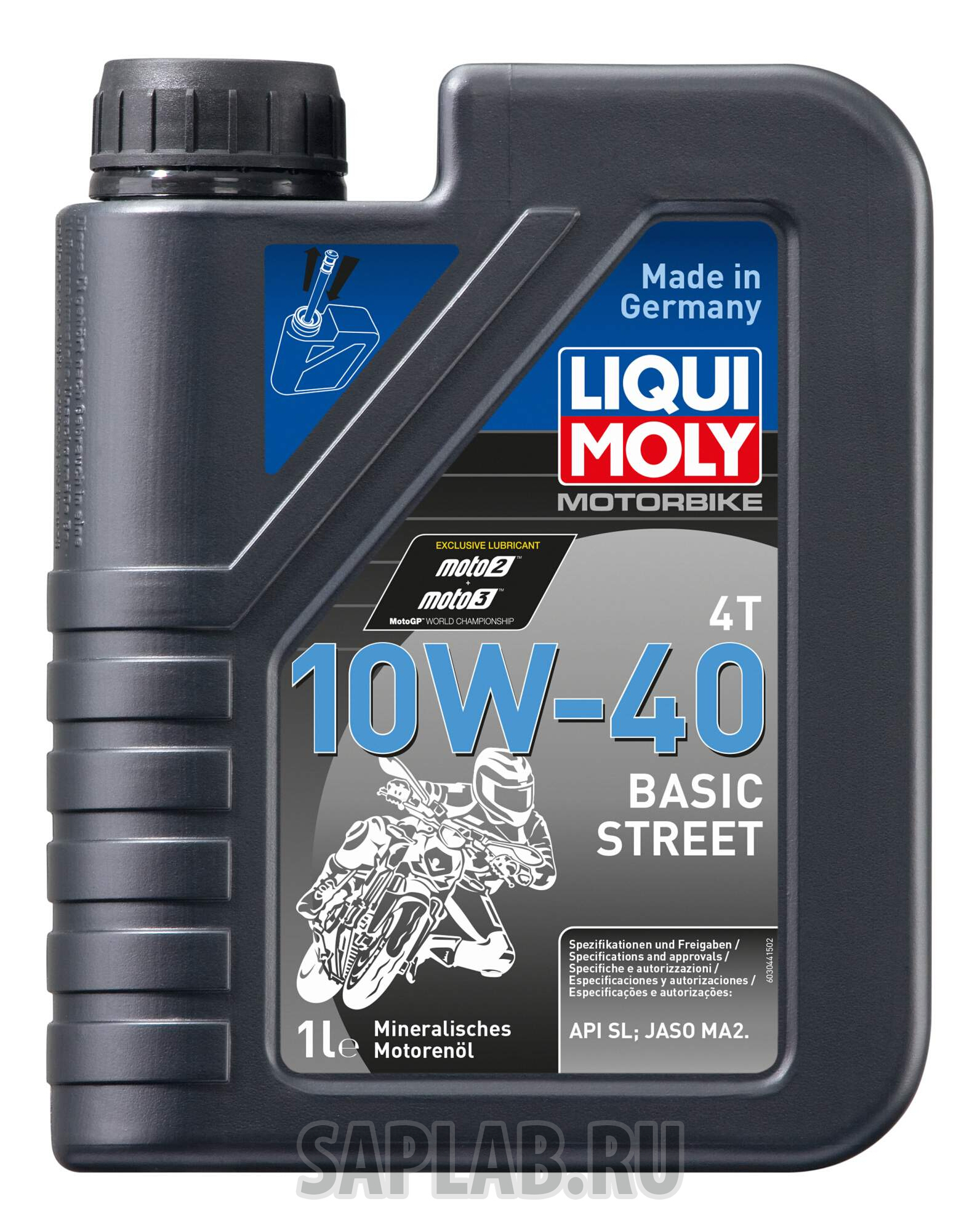 Купить LIQUI MOLY 3044 Моторное масло Liqui moly Motorbike 4T Basic Street 10w-40 1л